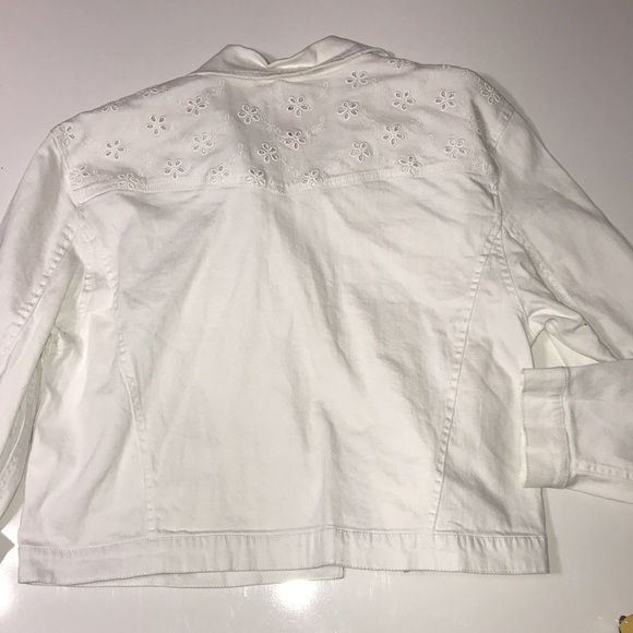 Candies Jean Jacket White size XXL - Picture 7 of 7